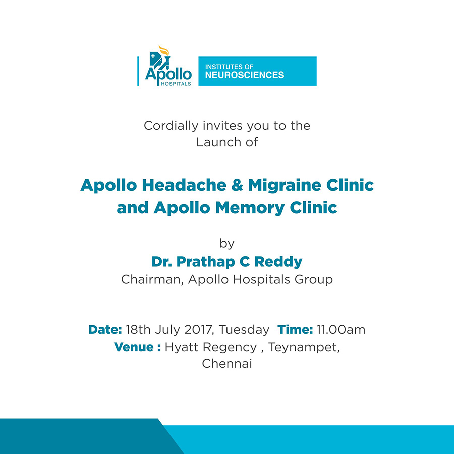 Apollo Headache & Migraine Clinic and Apollo Memory Clinic