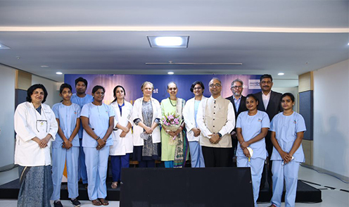 Apollo Proton Cancer Centre has successfully performed a Palliative Mastectomy on a patient while she was singing.