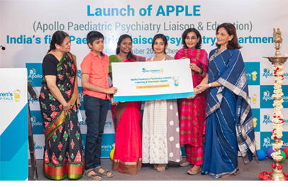 Apollo Children’s Hospitals has launched India’s first Paediatric Liaison Psychiatry Department.