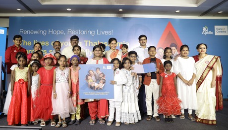 The highest number of Thalassemia affected children were successfully treated at Apollo Cancer Centre, Chennai under TNCMCHI scheme.