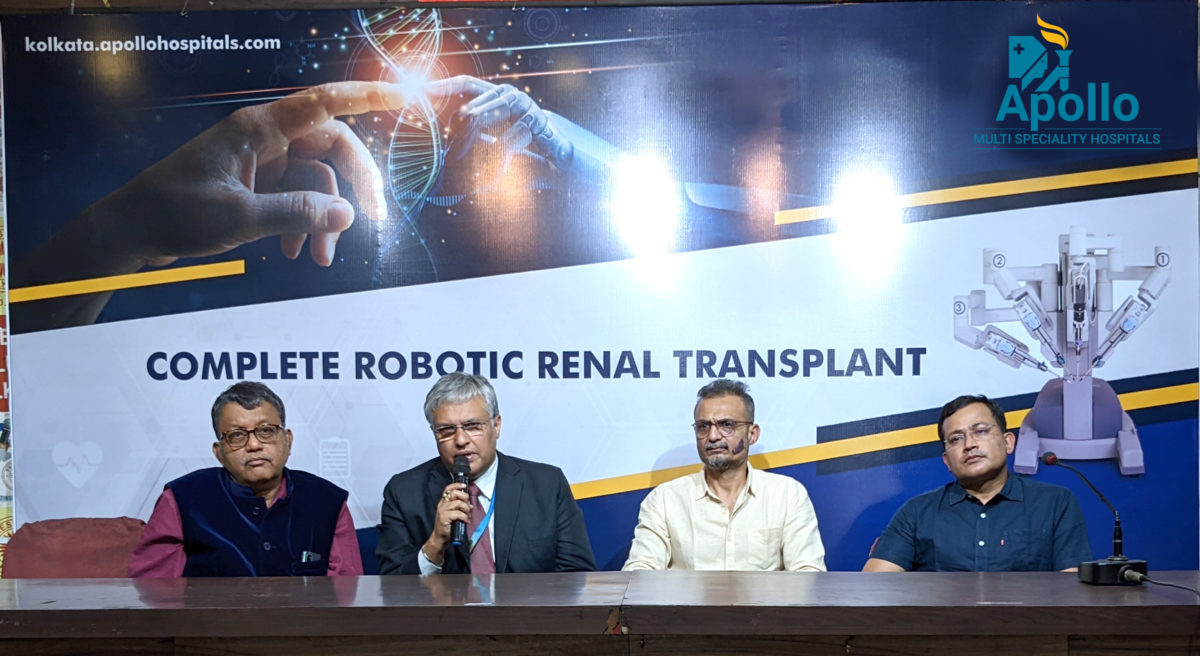 Apollo Multispeciality Hospitals Kolkata brings complete Robotic Renal Transplant for the first time in Eastern India